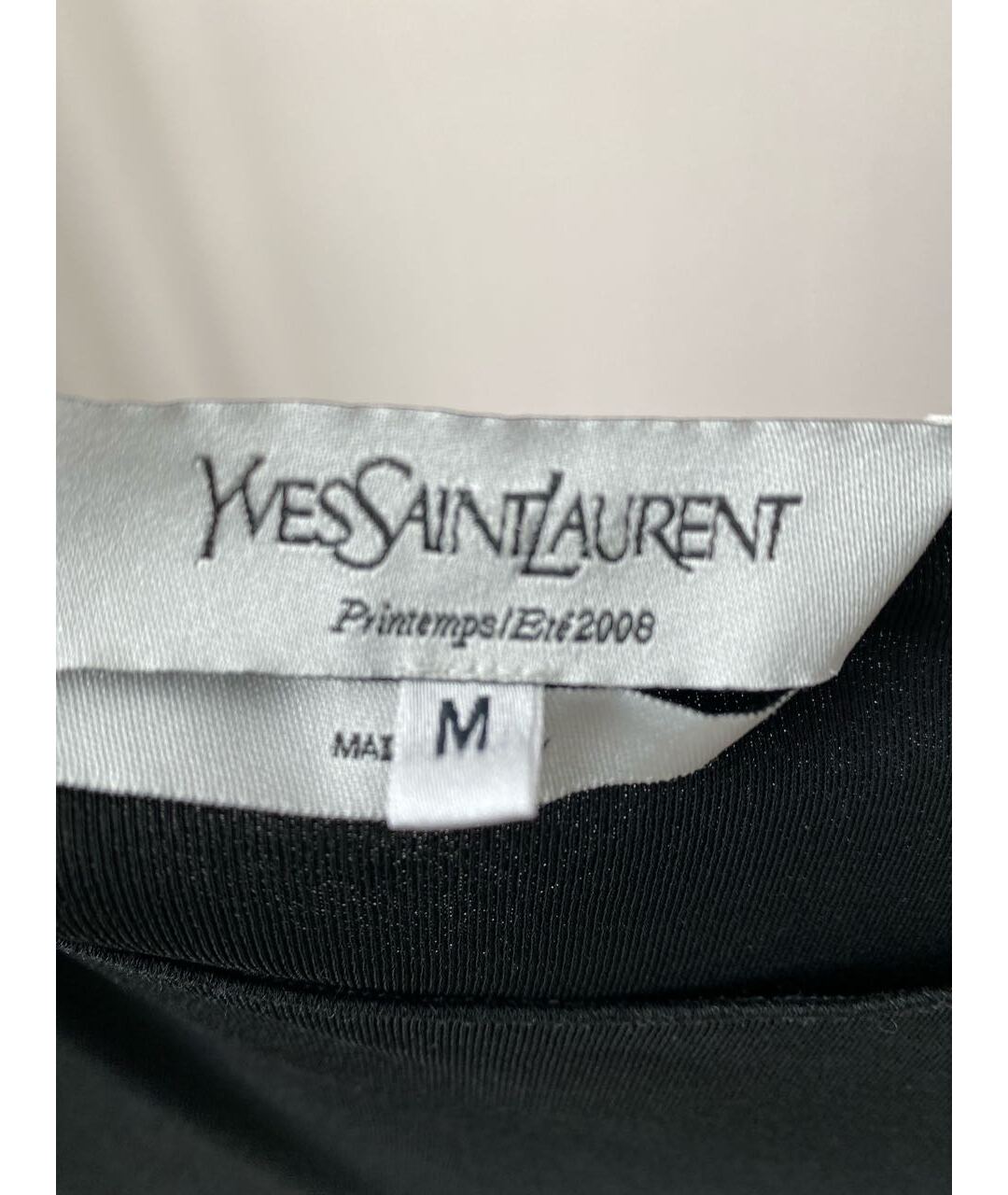 YVES SAINT LAURENT VINTAGE Черное коктейльное платье, фото 3