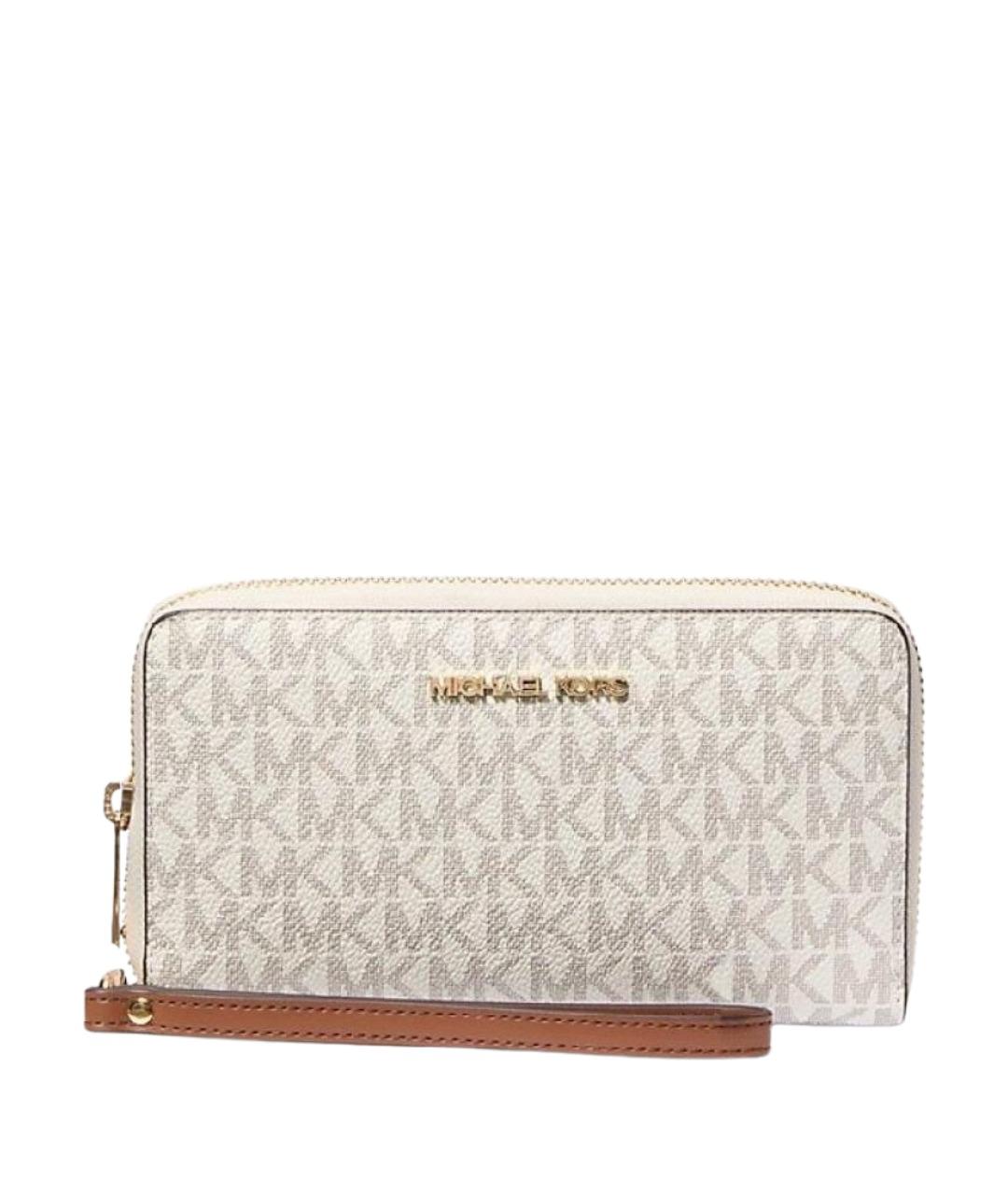 MICHAEL KORS Бежевый кошелек, фото 1