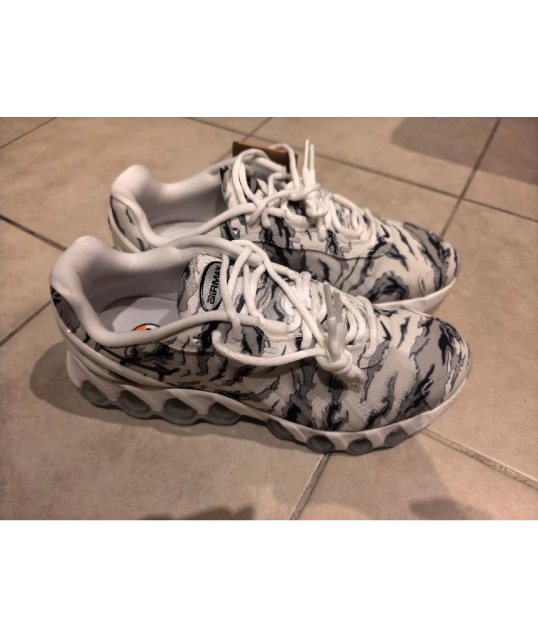 NIKE Серые текстильные низкие кроссовки / кеды, фото 8