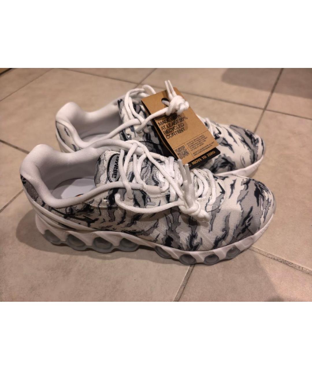 NIKE Серые текстильные низкие кроссовки / кеды, фото 3