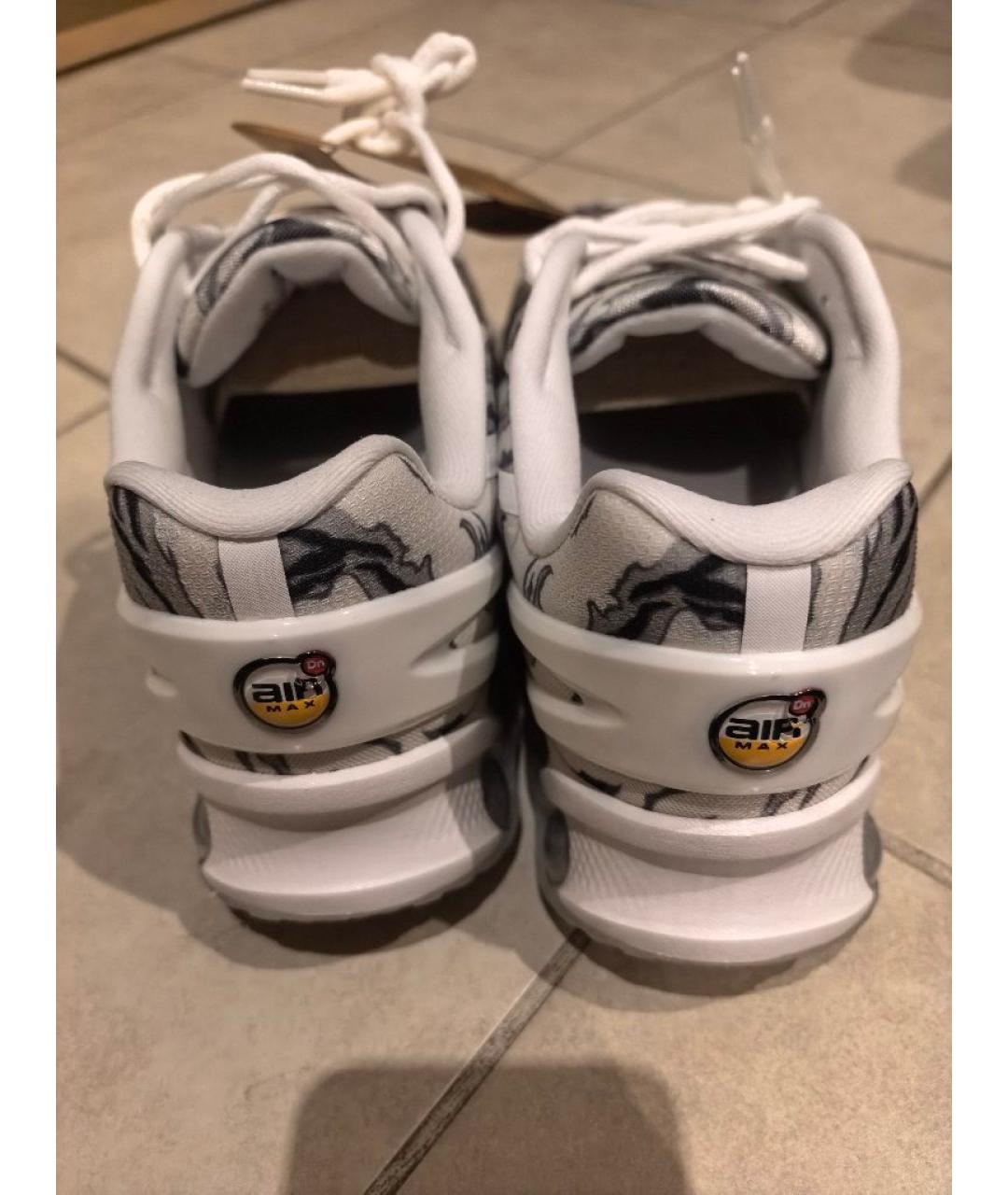 NIKE Серые текстильные низкие кроссовки / кеды, фото 4