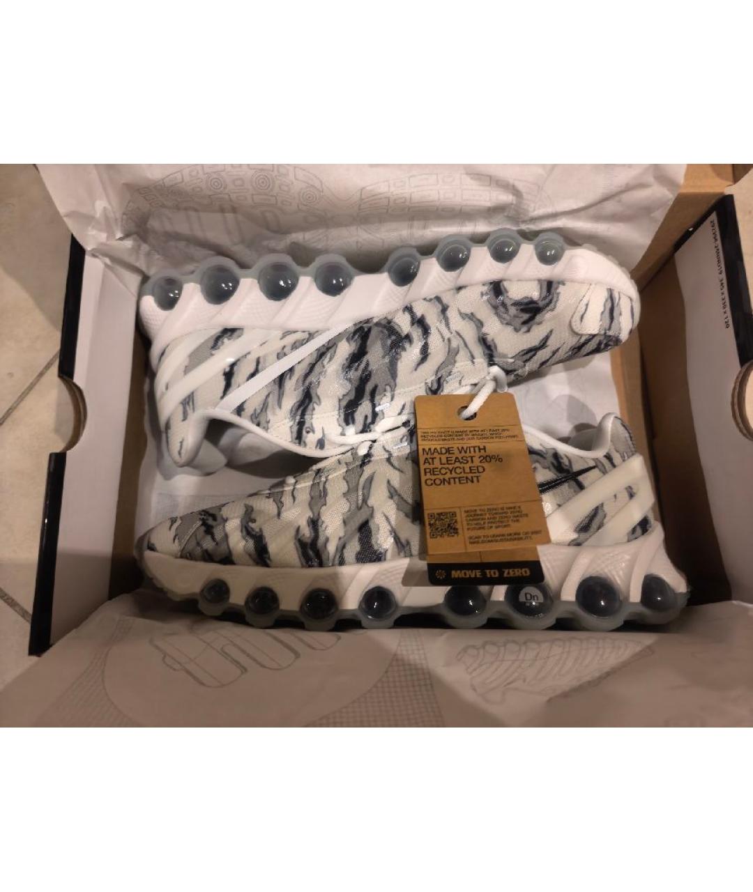 NIKE Серые текстильные низкие кроссовки / кеды, фото 6