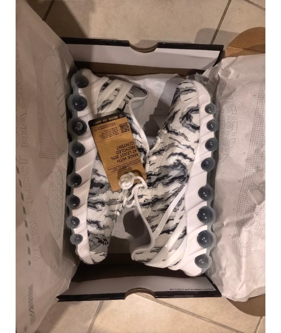 NIKE Серые текстильные низкие кроссовки / кеды, фото 5
