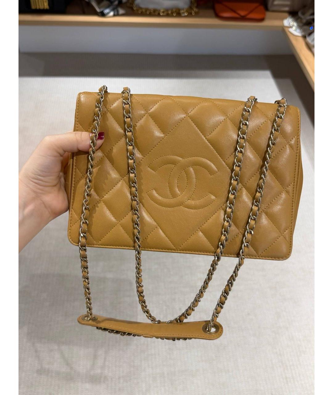 CHANEL Кожаная сумка через плечо, фото 6