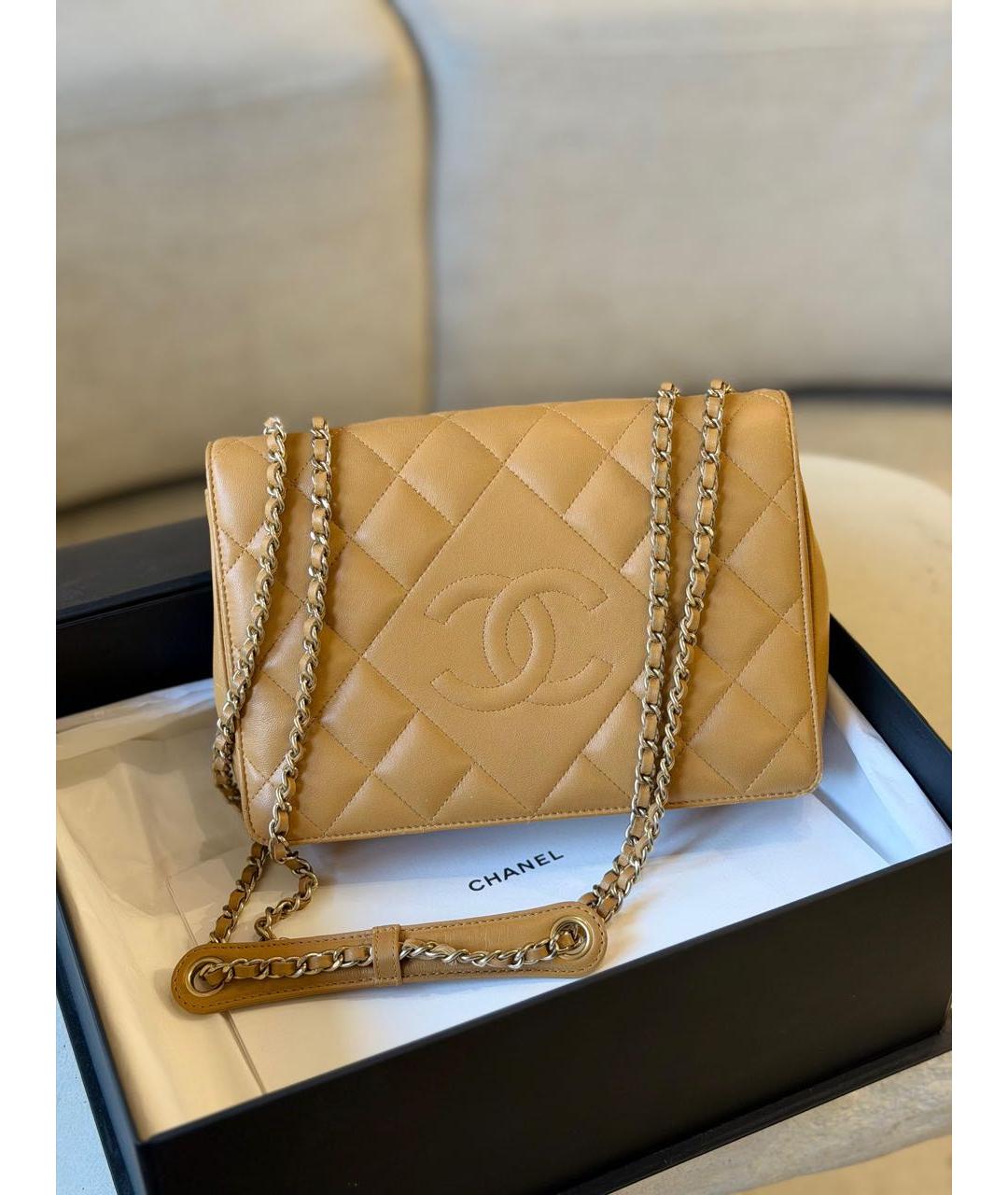 CHANEL Кожаная сумка через плечо, фото 7