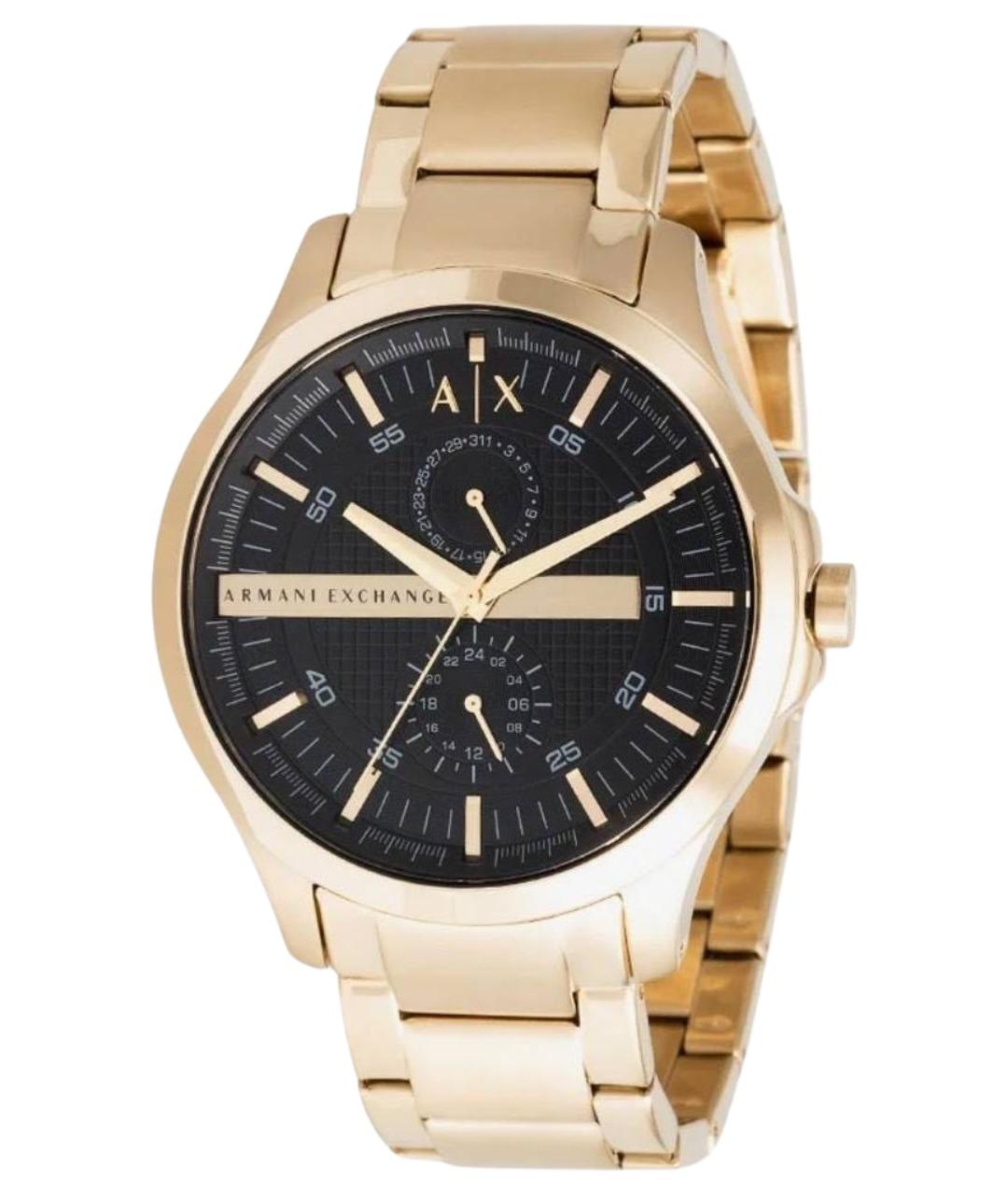 ARMANI EXCHANGE Золотые стальные часы, фото 1