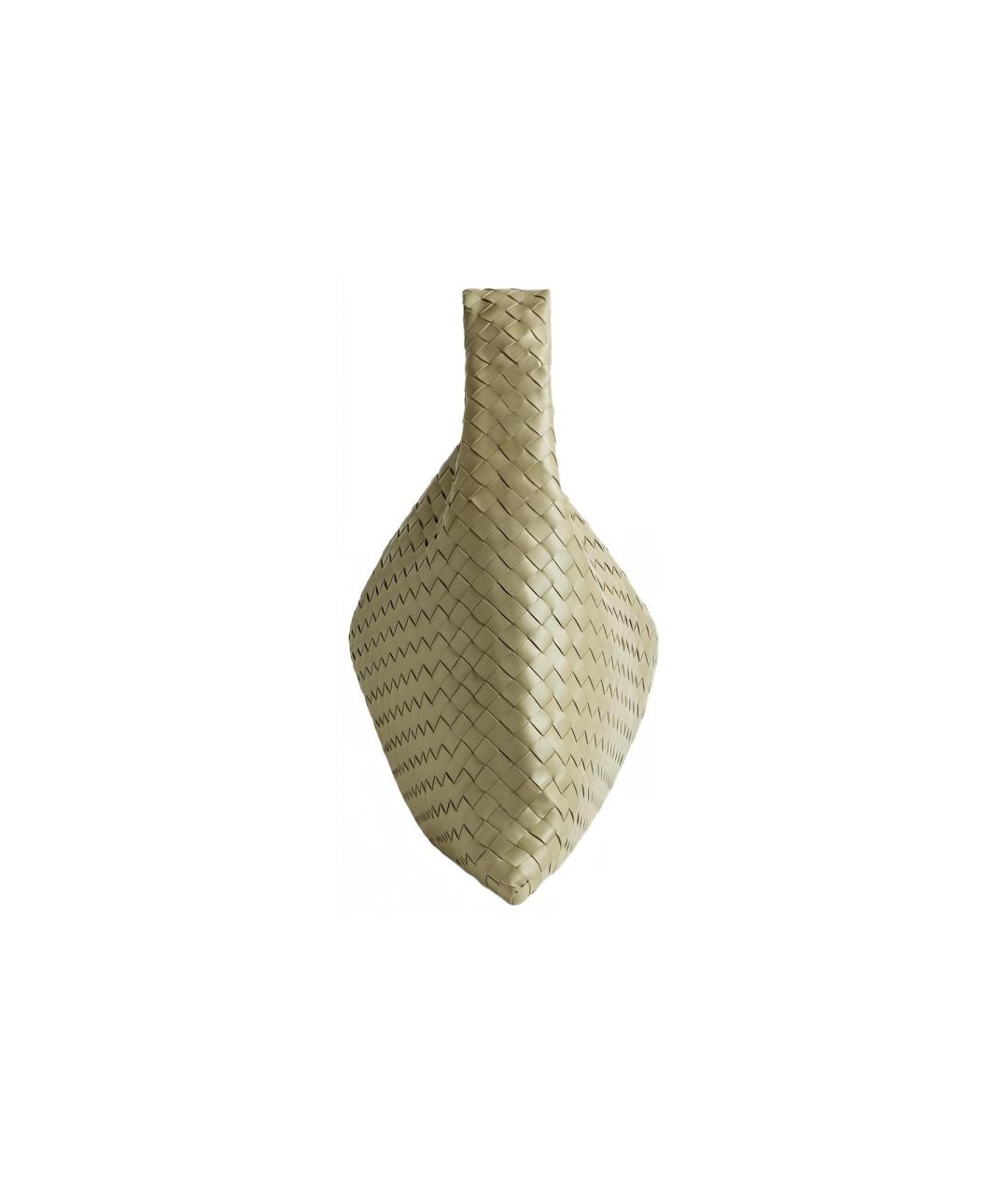 BOTTEGA VENETA Зеленая кожаная сумка через плечо, фото 4