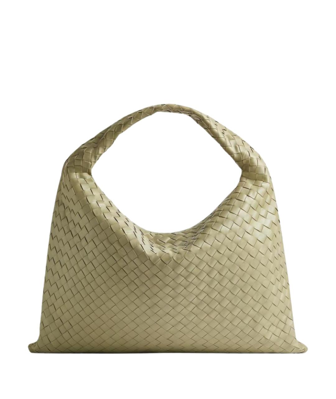 BOTTEGA VENETA Зеленая кожаная сумка через плечо, фото 1