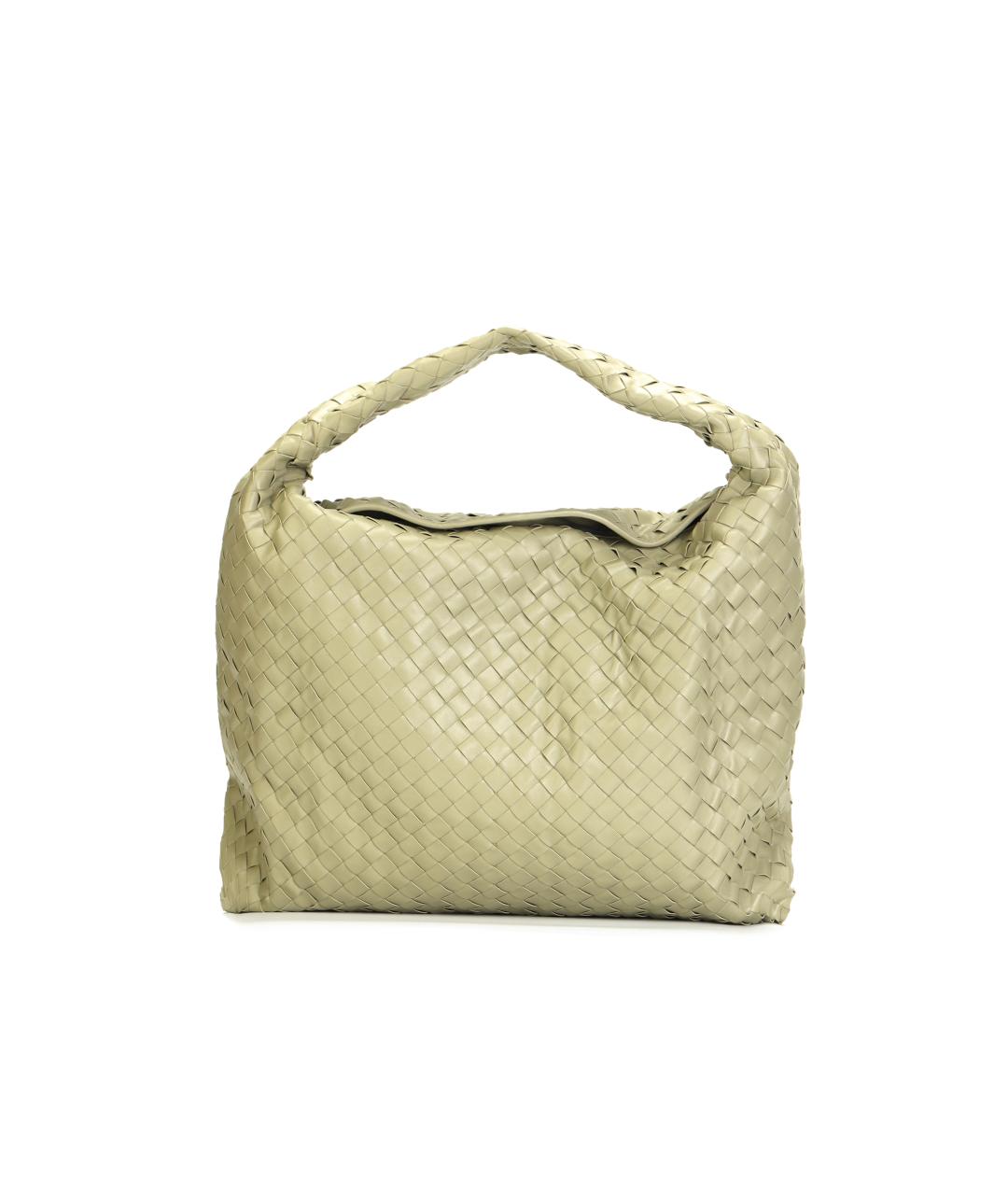 BOTTEGA VENETA Зеленая кожаная сумка через плечо, фото 5