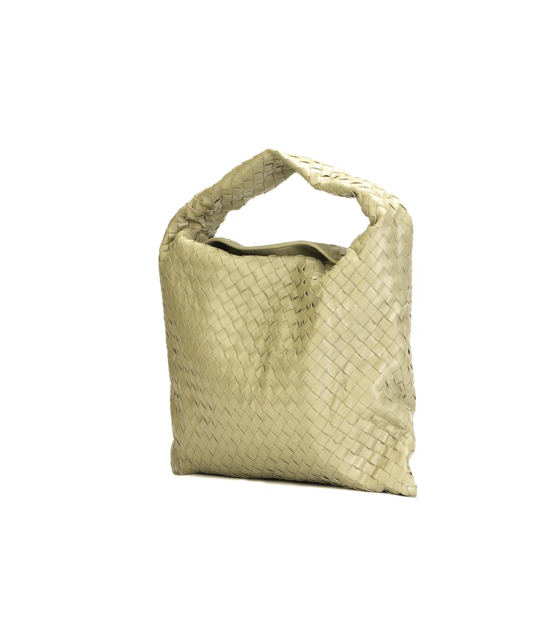 BOTTEGA VENETA Зеленая кожаная сумка через плечо, фото 3