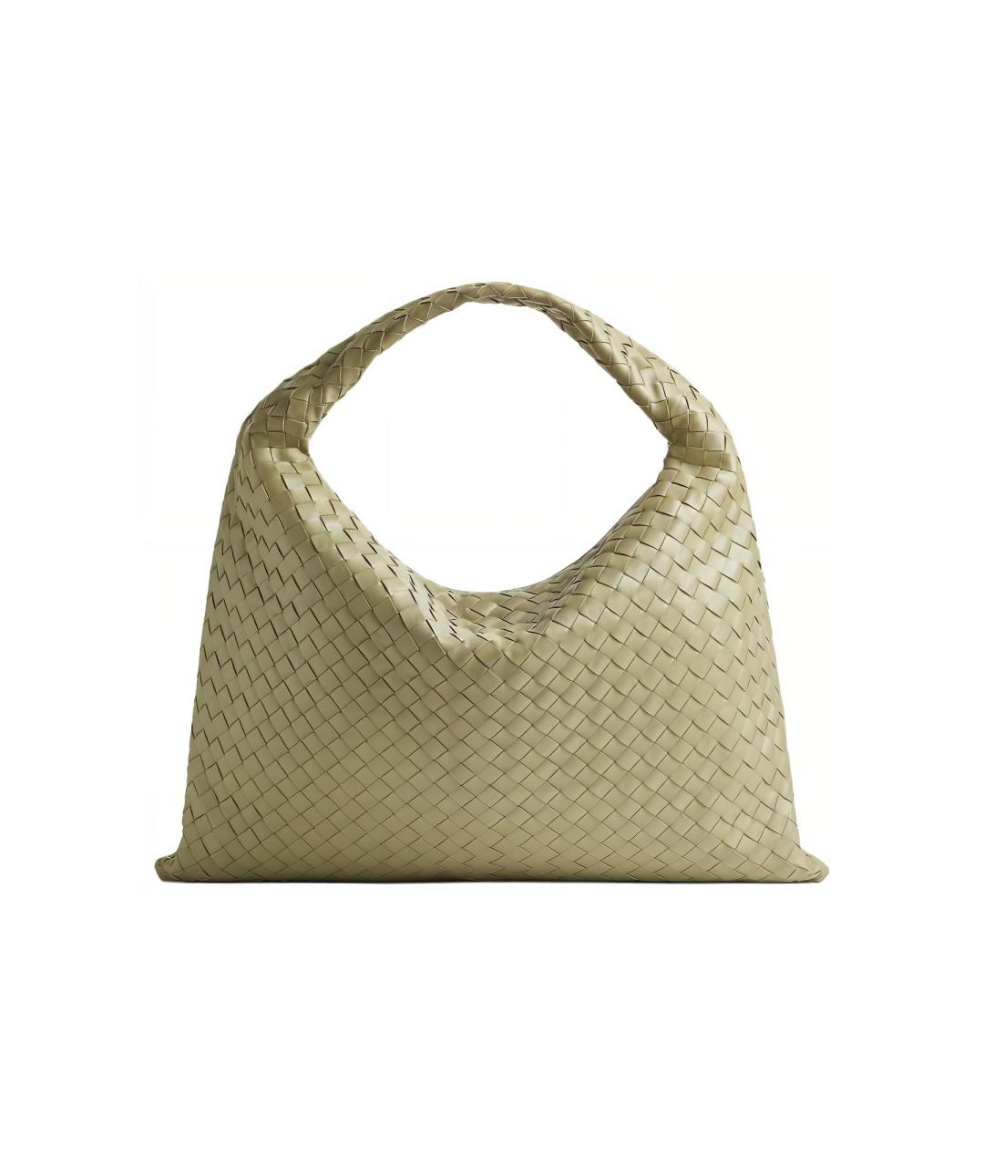 BOTTEGA VENETA Зеленая кожаная сумка через плечо, фото 6