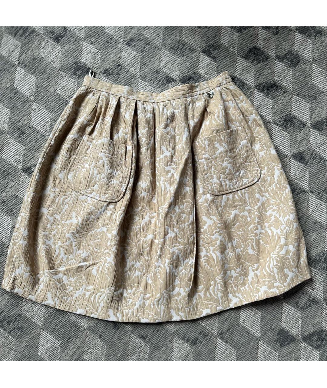 TWIN-SET Хлопковая юбка миди, фото 9