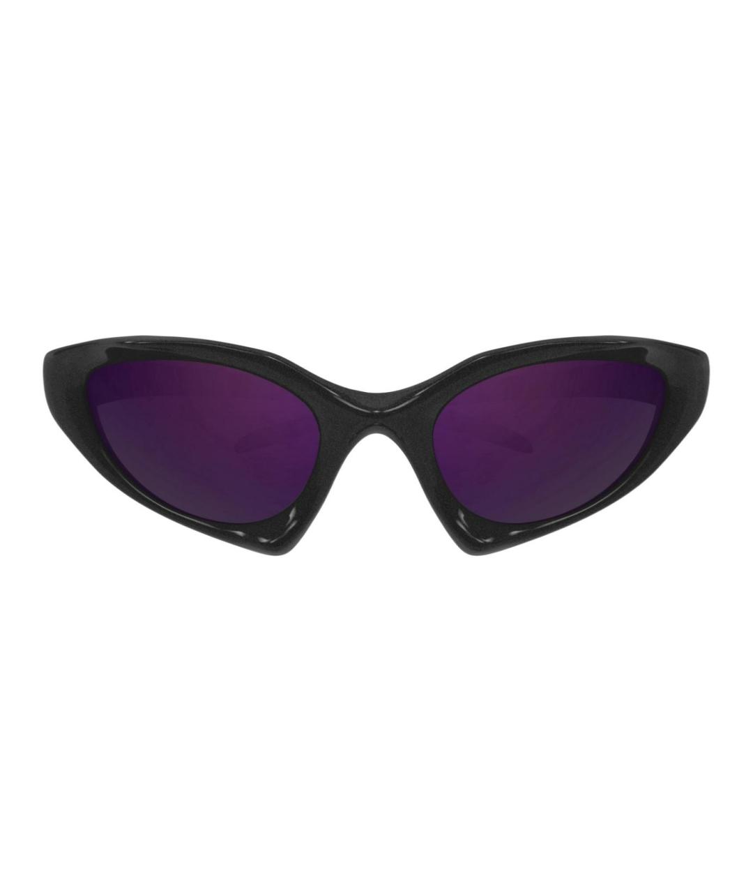BALENCIAGA Черные пластиковые солнцезащитные очки, фото 2