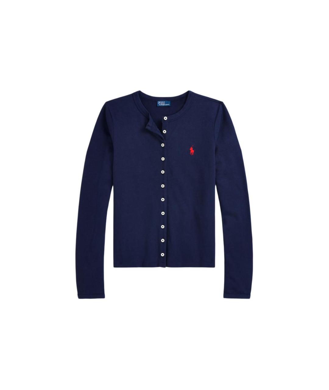 POLO RALPH LAUREN Темно-синий кардиган, фото 5