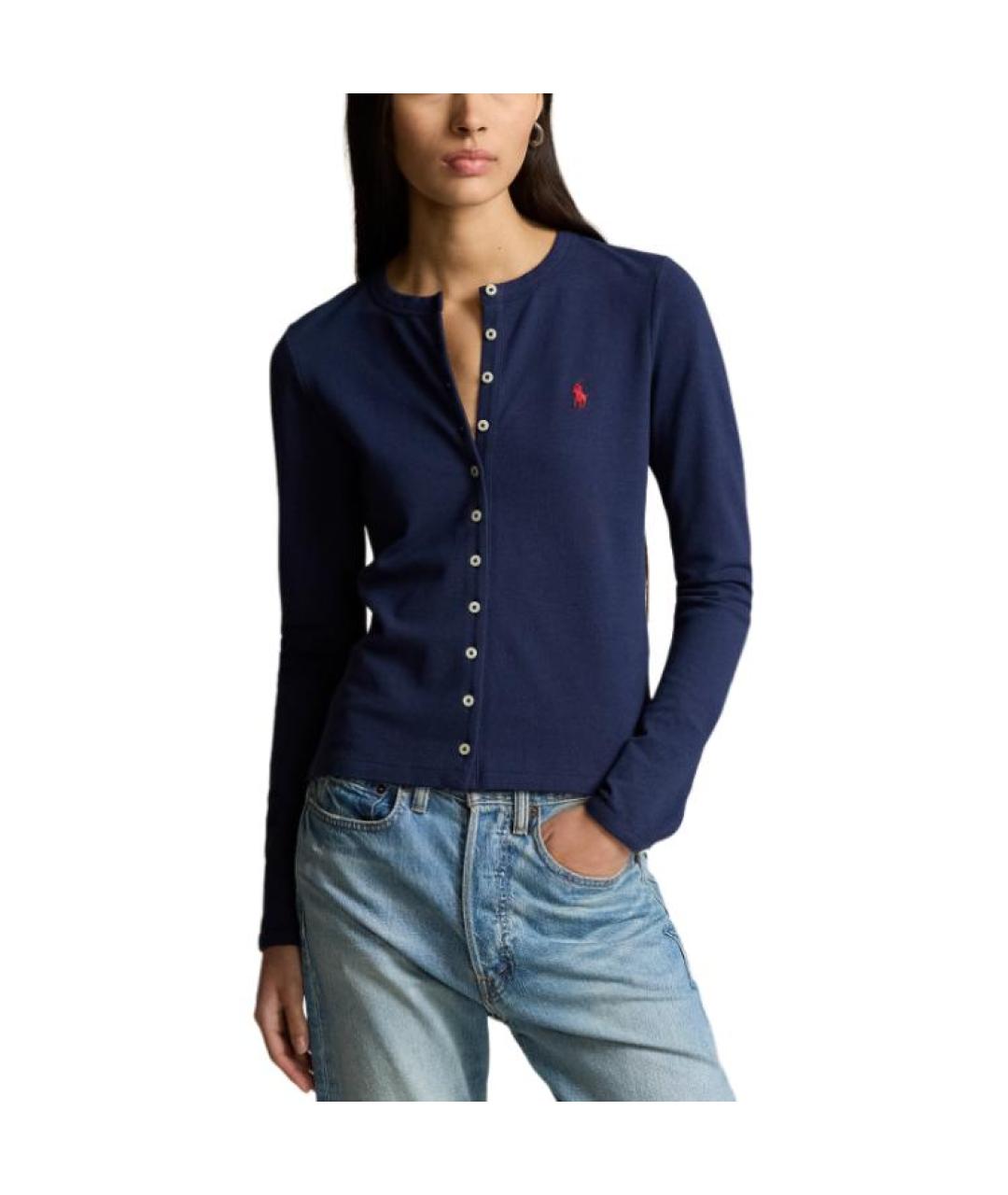 POLO RALPH LAUREN Темно-синий кардиган, фото 3