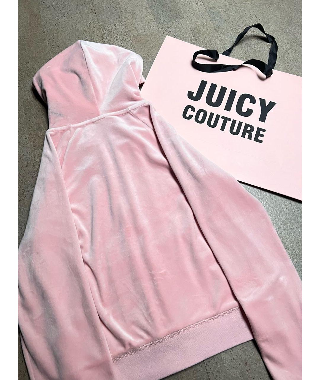 JUICY COUTURE Коралловый велюровый спортивные костюмы, фото 6