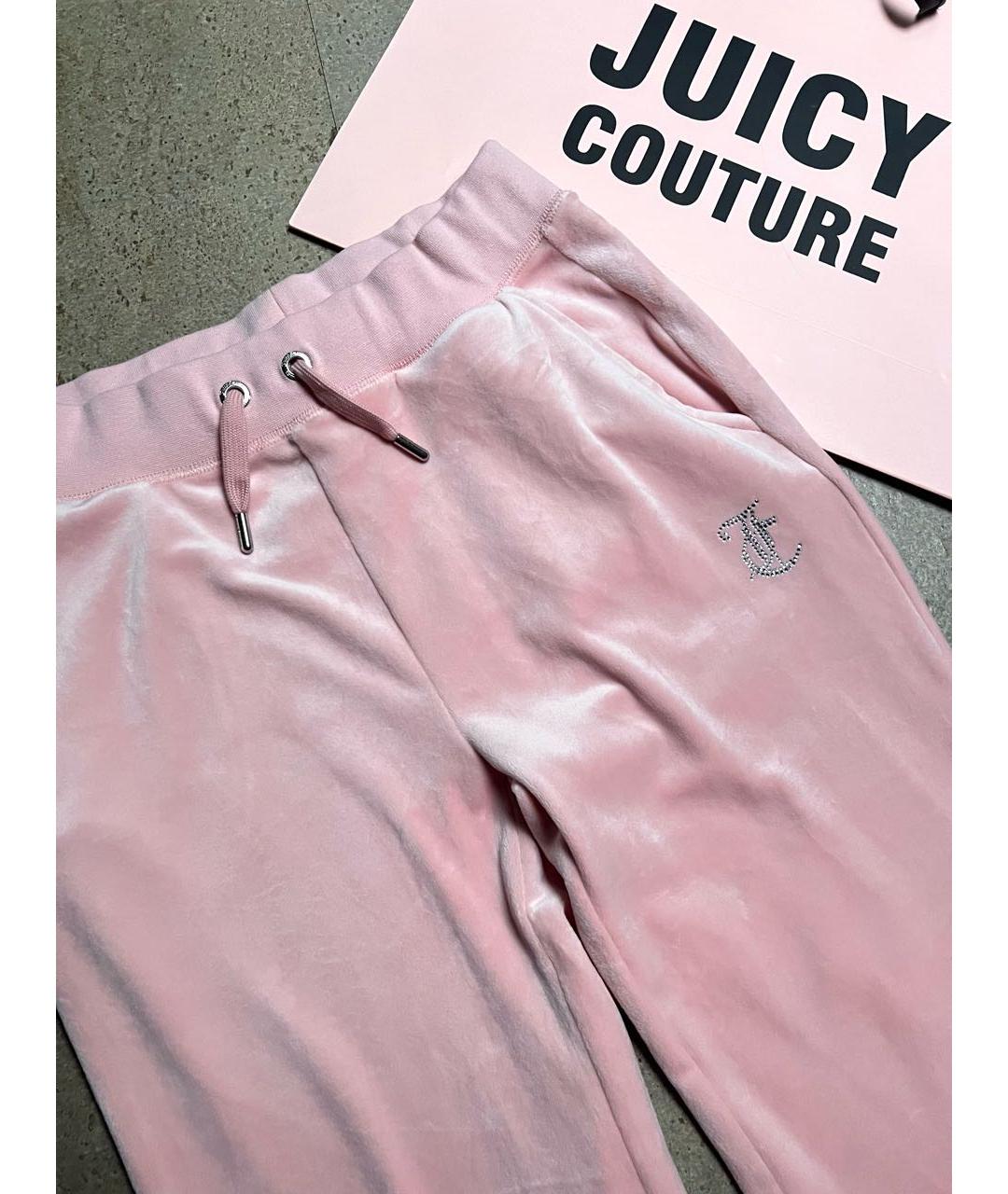 JUICY COUTURE Коралловый велюровый спортивные костюмы, фото 7