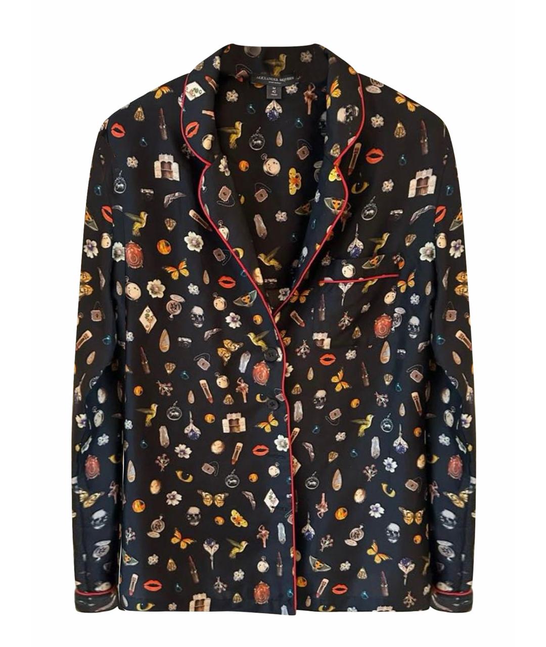 ALEXANDER MCQUEEN Мульти шелковый костюм с брюками, фото 1
