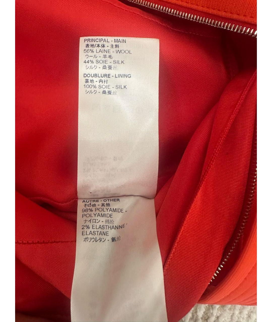LOUIS VUITTON Красное повседневное платье, фото 8