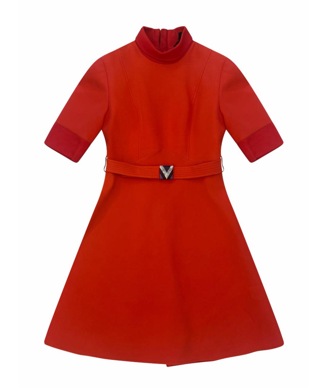 LOUIS VUITTON Красное повседневное платье, фото 1