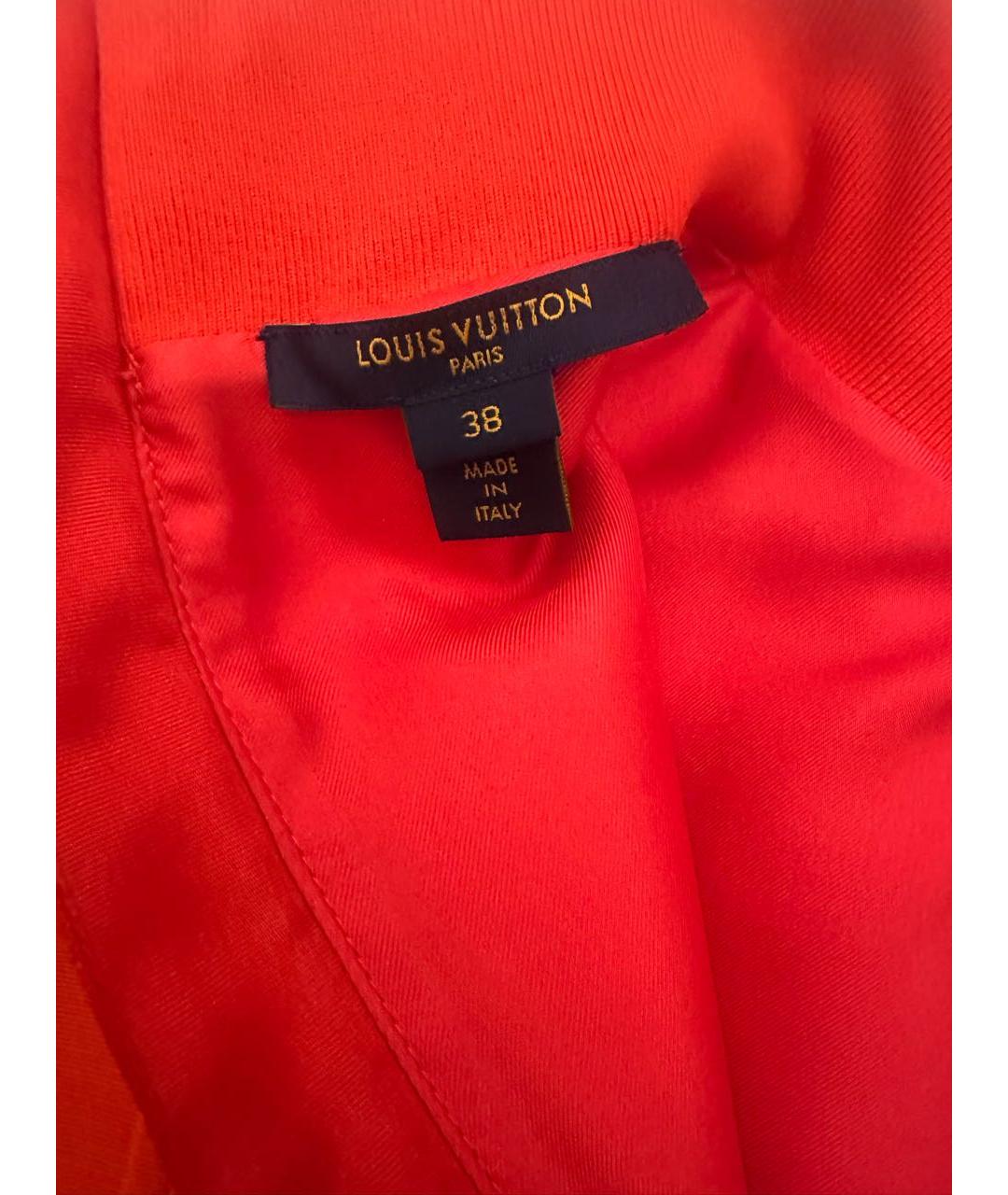 LOUIS VUITTON Красное повседневное платье, фото 3