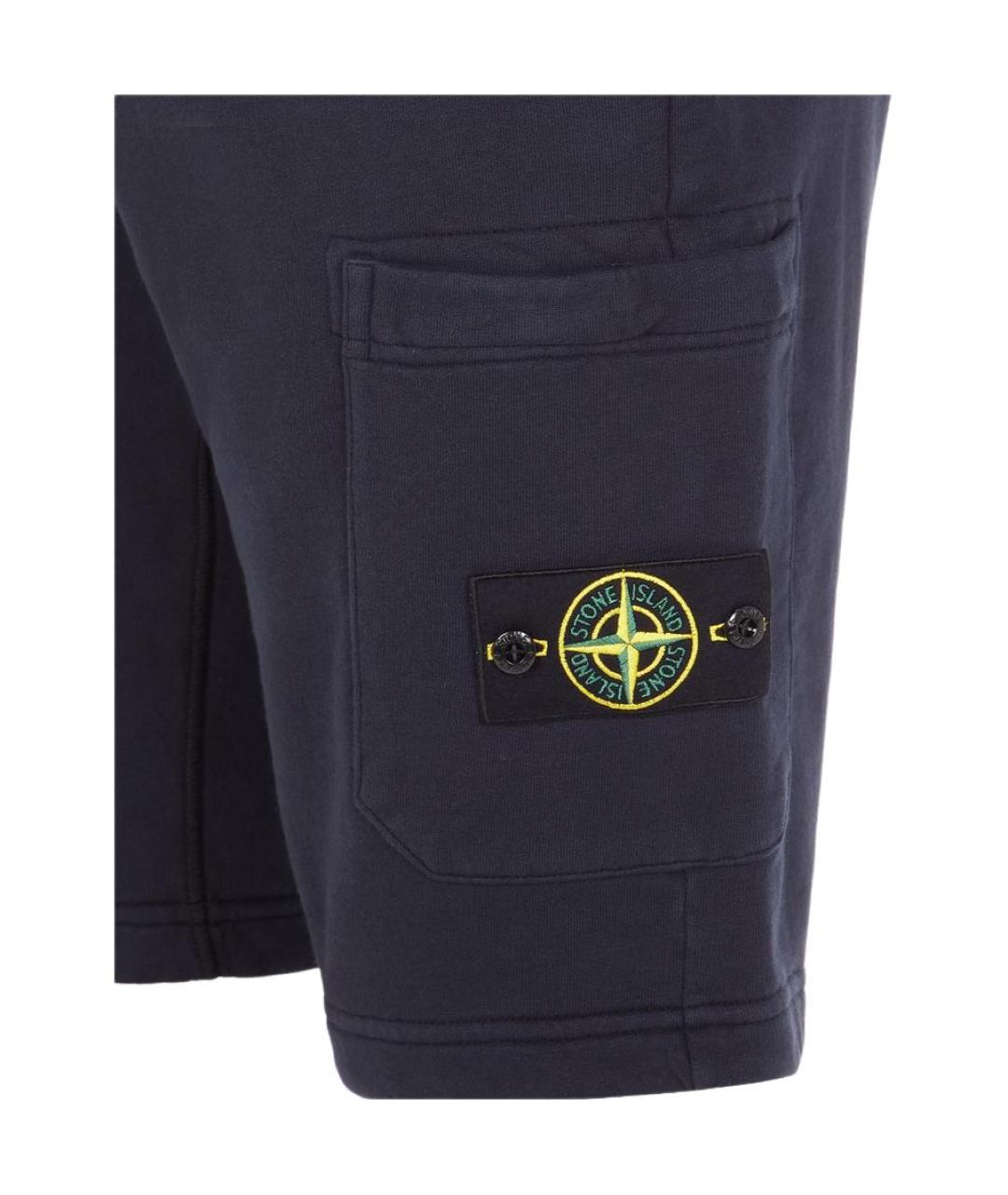 STONE ISLAND Синие шорты, фото 3