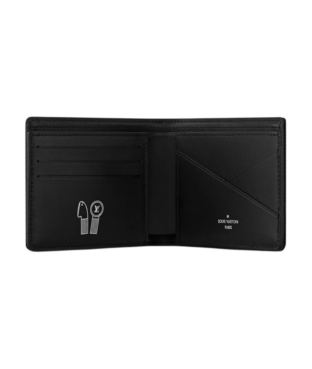LOUIS VUITTON Черный кошелек, фото 4