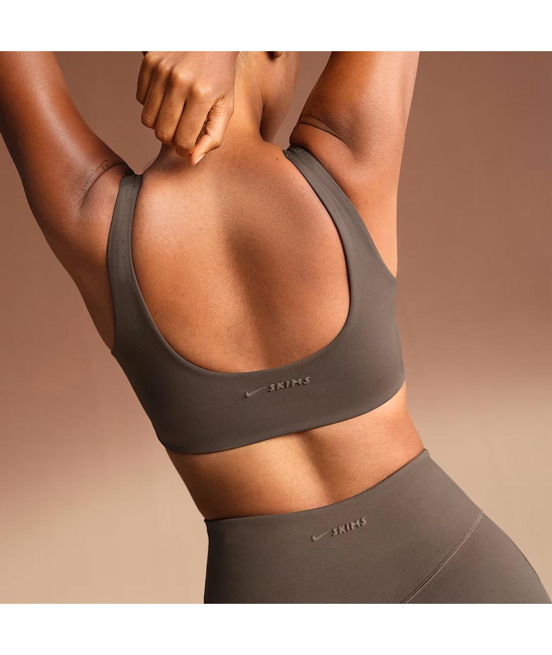 NIKE Коричневый бюстгалтеры, фото 4