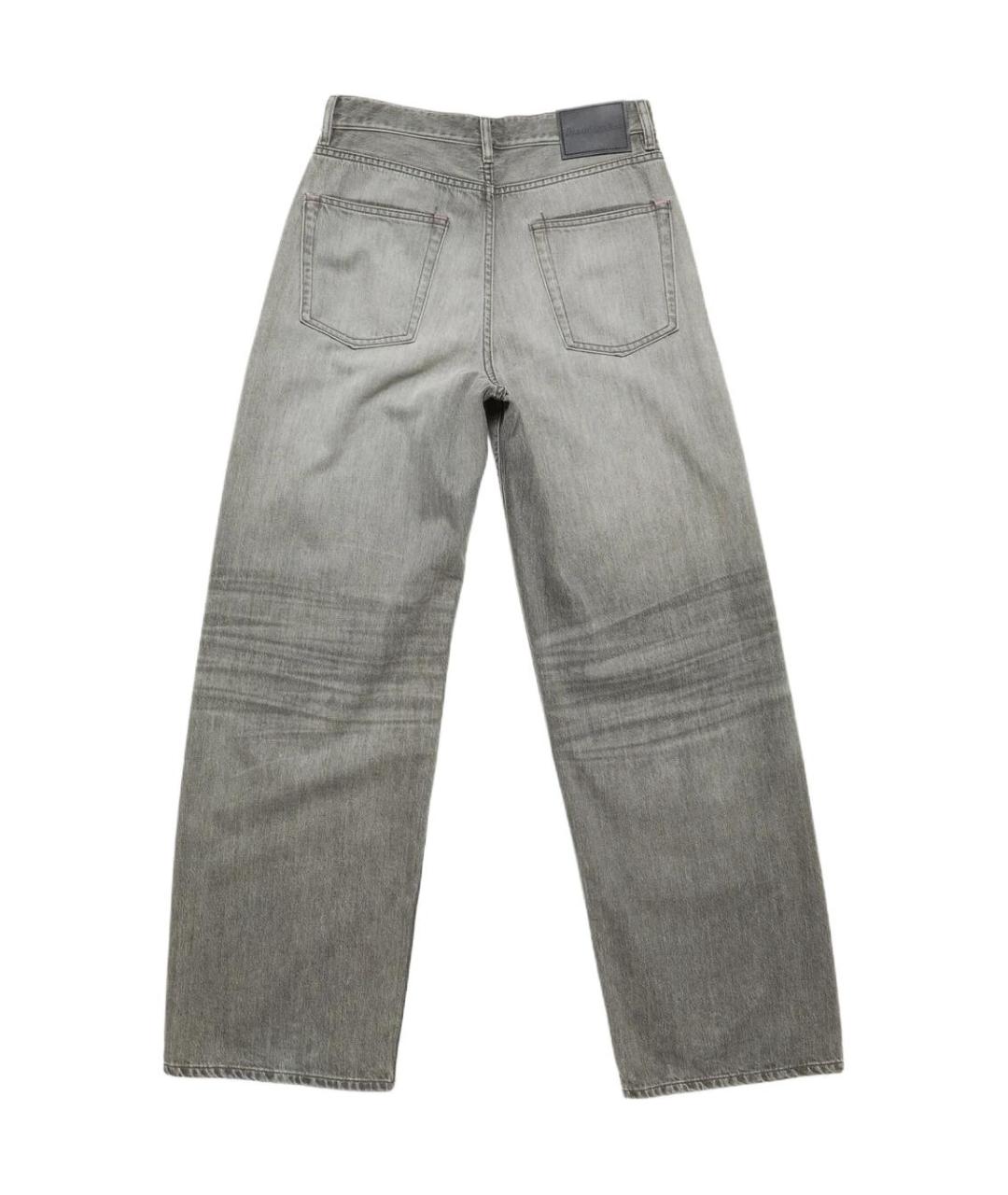 ACNE STUDIOS Серые прямые джинсы, фото 2