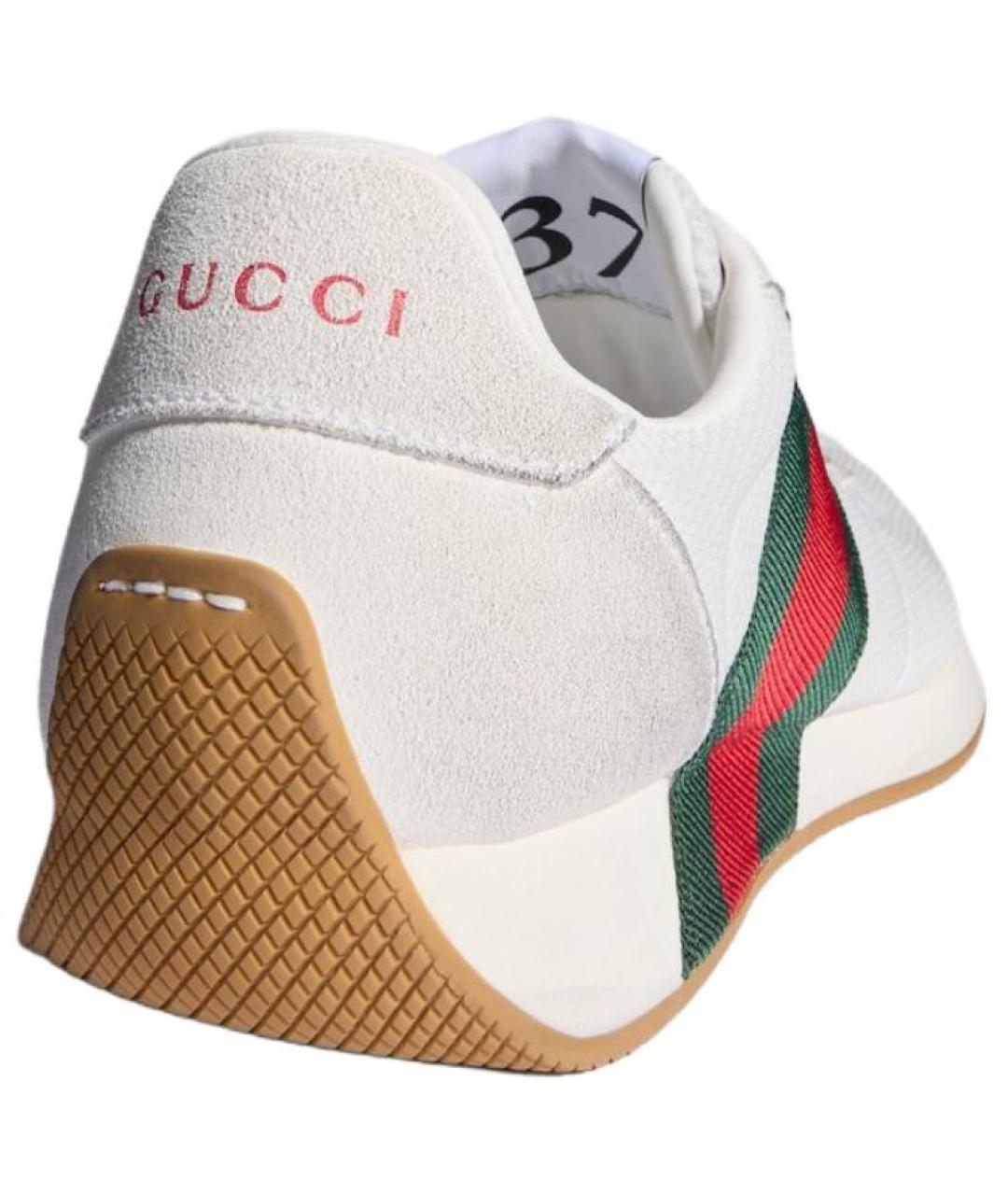 GUCCI Белые кроссовки, фото 4