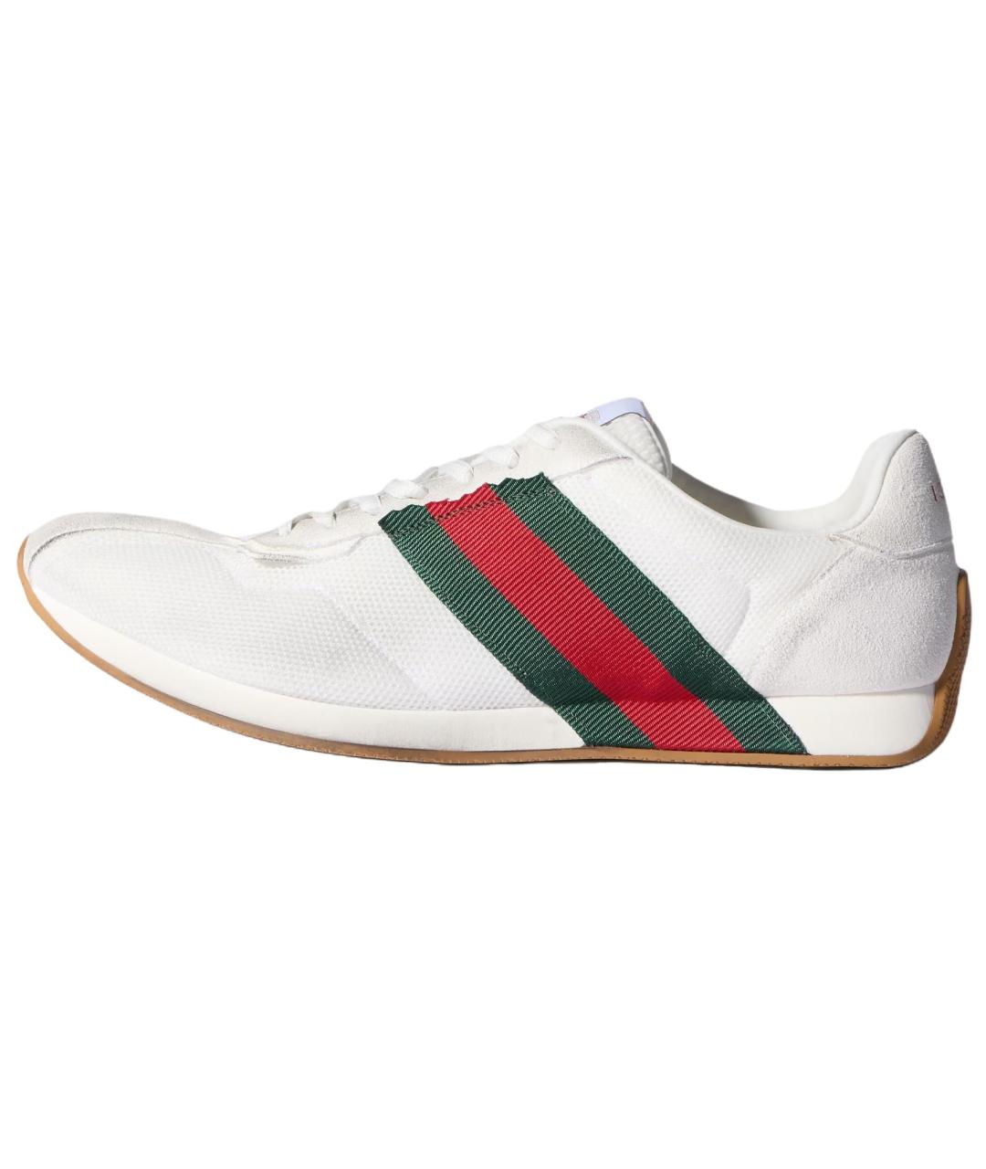 GUCCI Белые низкие кроссовки / кеды, фото 2