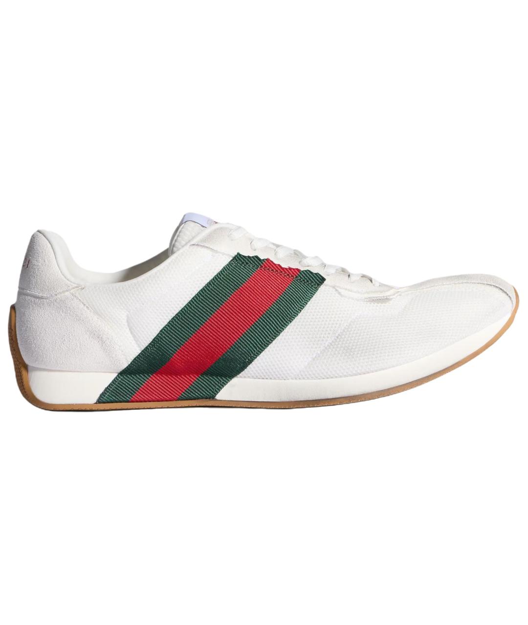 GUCCI Белые низкие кроссовки / кеды, фото 1