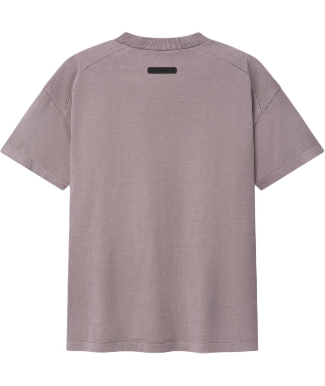 FEAR OF GOD ESSENTIALS Фиолетовая футболка, фото 2