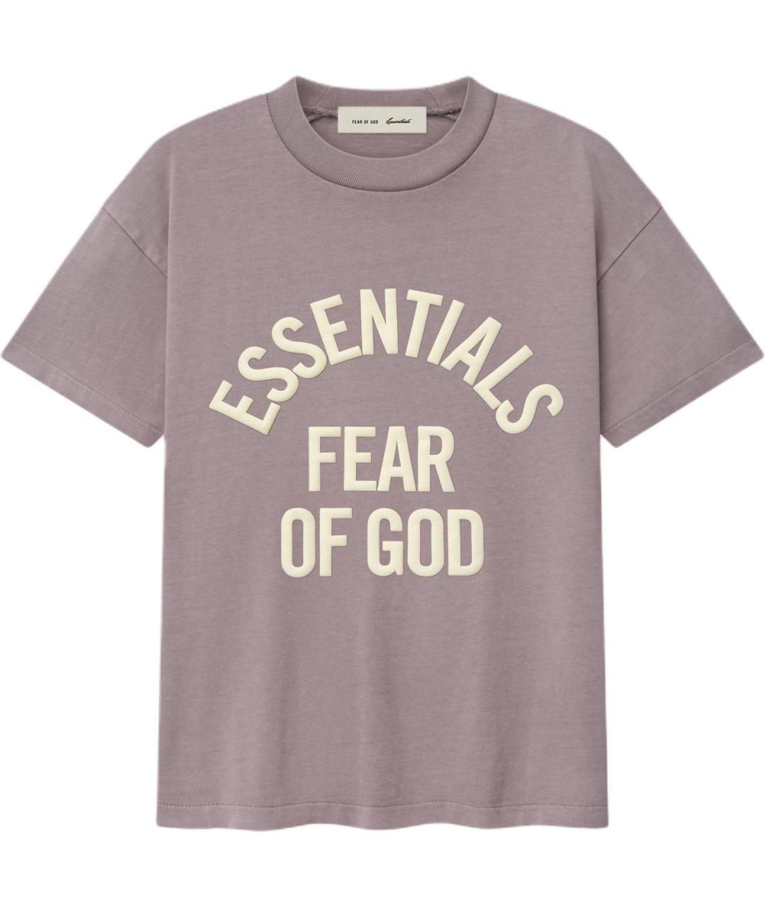 FEAR OF GOD ESSENTIALS Фиолетовая футболка, фото 1