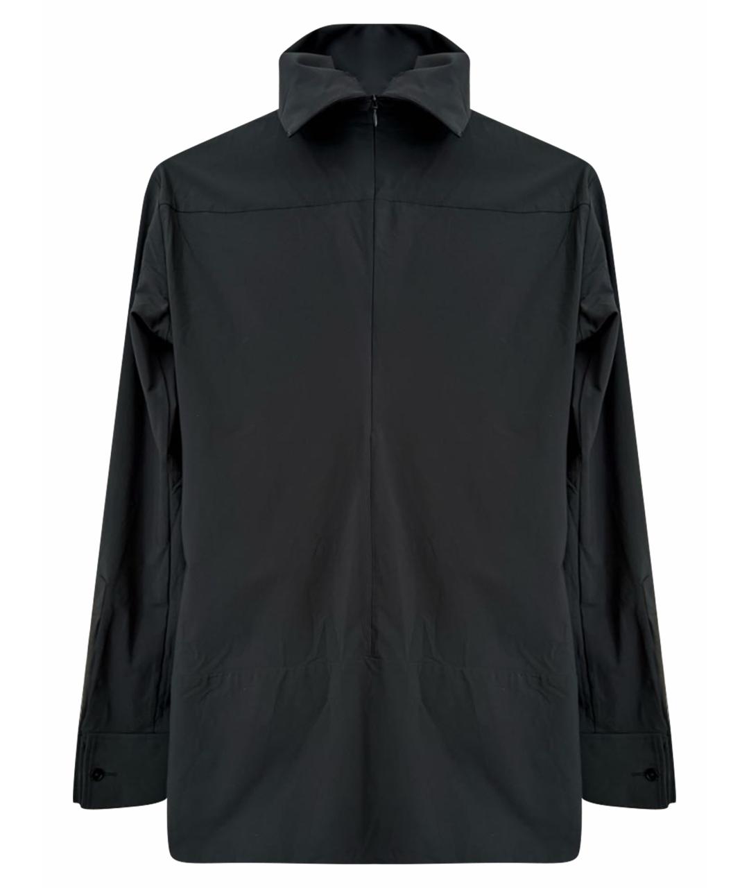 JIL SANDER Антрацитовая полиамидовая блузы, фото 1