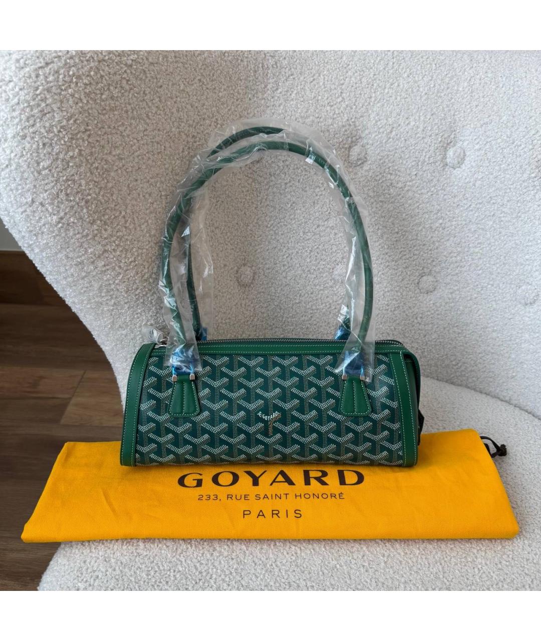 GOYARD Зеленая сумка через плечо, фото 2