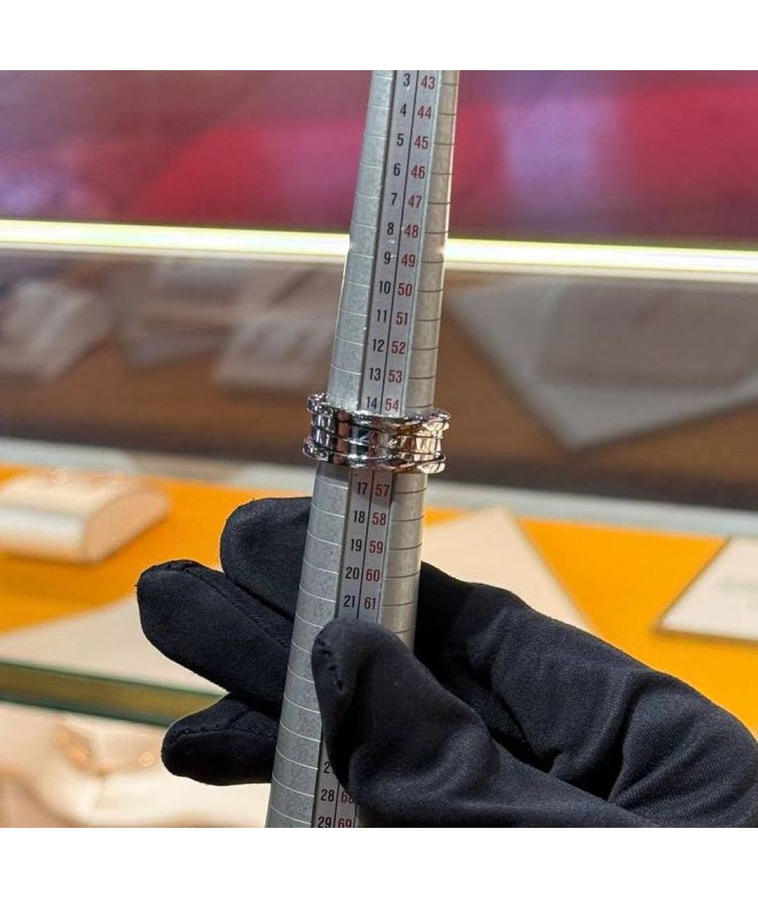 BVLGARI Серебряное кольцо из белого золота, фото 2