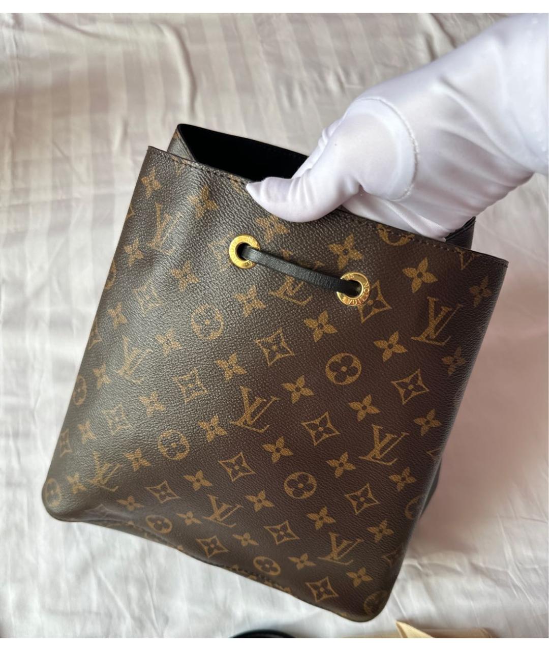 LOUIS VUITTON Коричневая сумка через плечо, фото 4