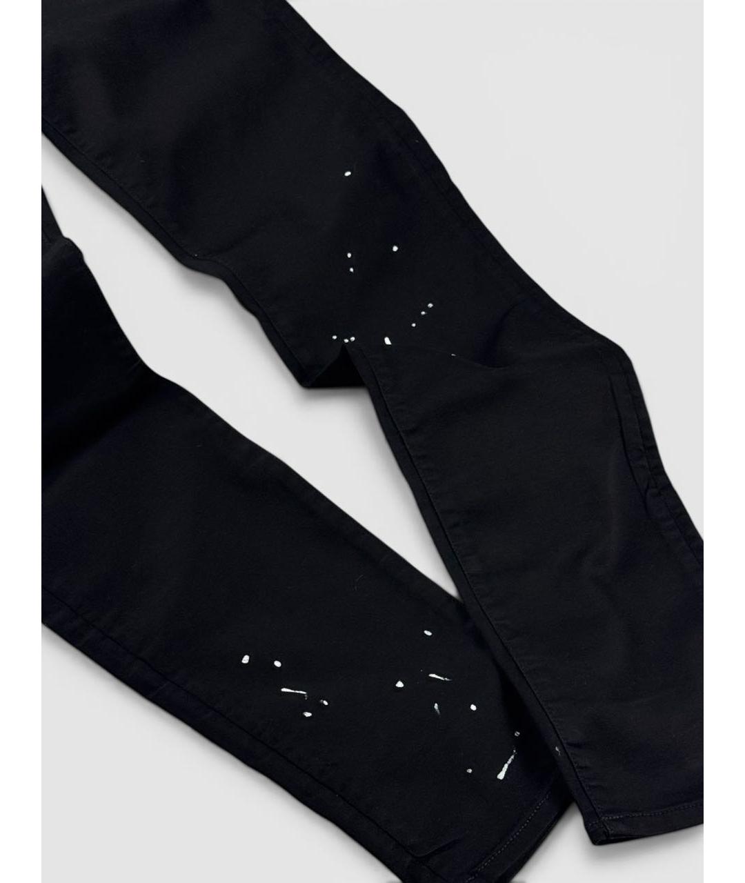 EMPORIO ARMANI Черные хлопко-эластановые джинсы скинни, фото 4