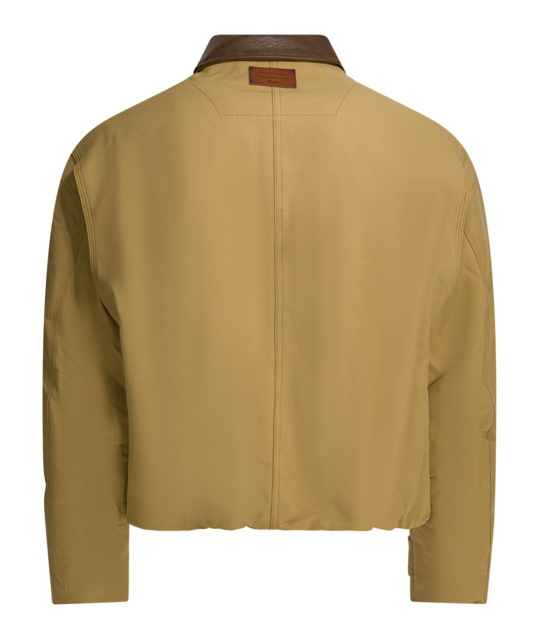 ACNE STUDIOS Бежевая хлопковая куртка, фото 2