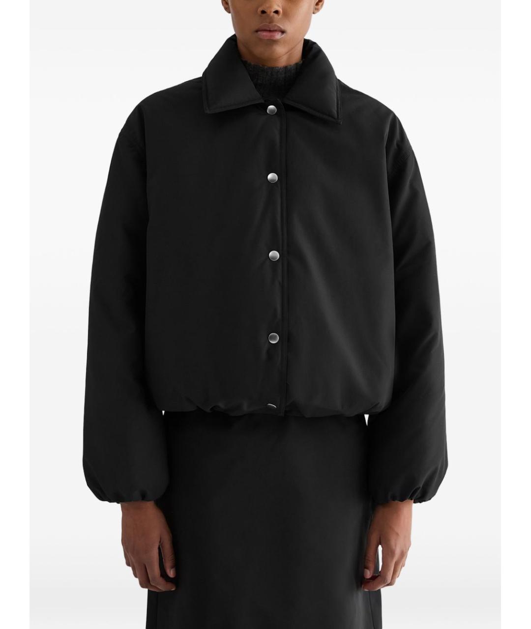 JIL SANDER Черная полиэстеровая куртка, фото 3