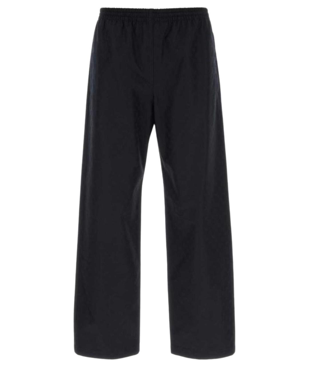 GUCCI Синие хлопковые повседневные брюки, фото 1