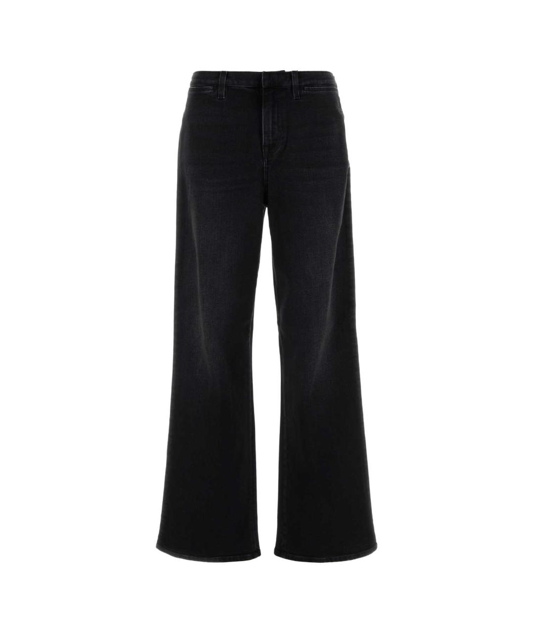 GUCCI Черные хлопковые прямые джинсы, фото 3
