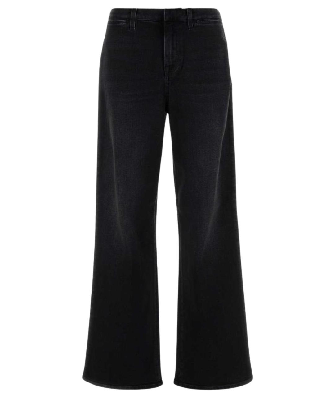 GUCCI Черные хлопковые прямые джинсы, фото 1