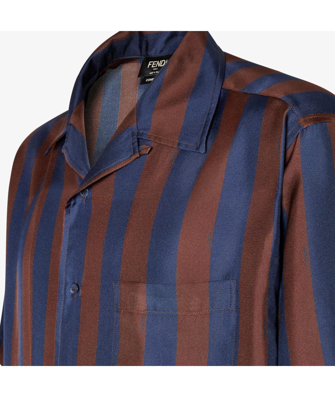 FENDI Шелковая кэжуал рубашка, фото 3