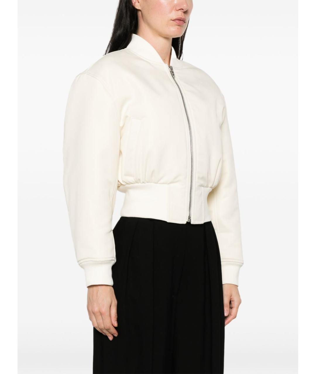 BALENCIAGA Бежевая полиэстеровая куртка, фото 4