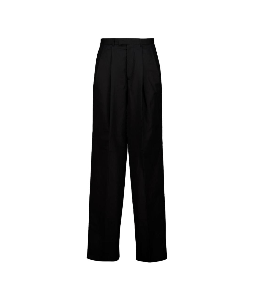 GIVENCHY Черные хлопковые повседневные брюки, фото 1