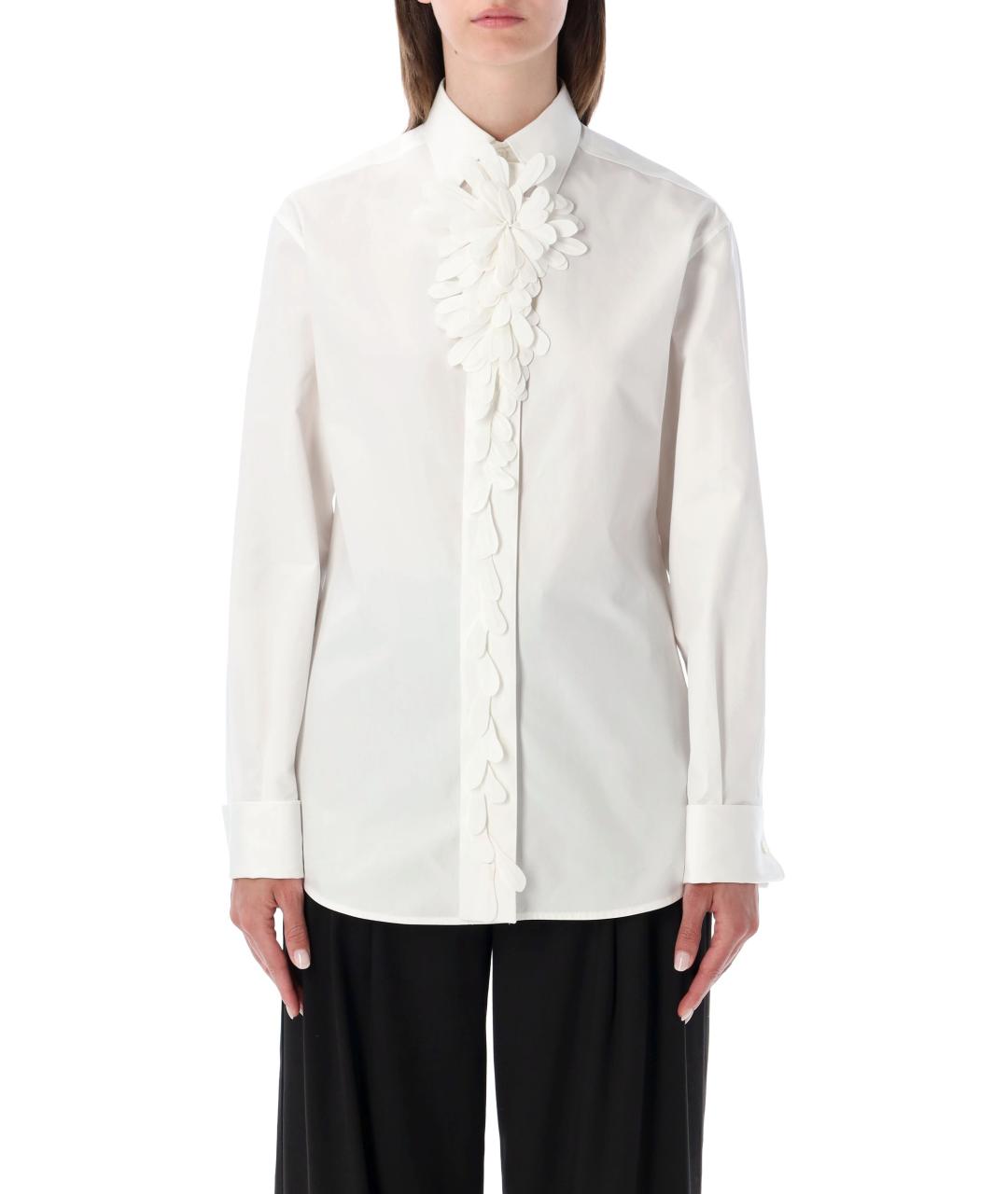 BALENCIAGA Белая хлопковая рубашка, фото 1