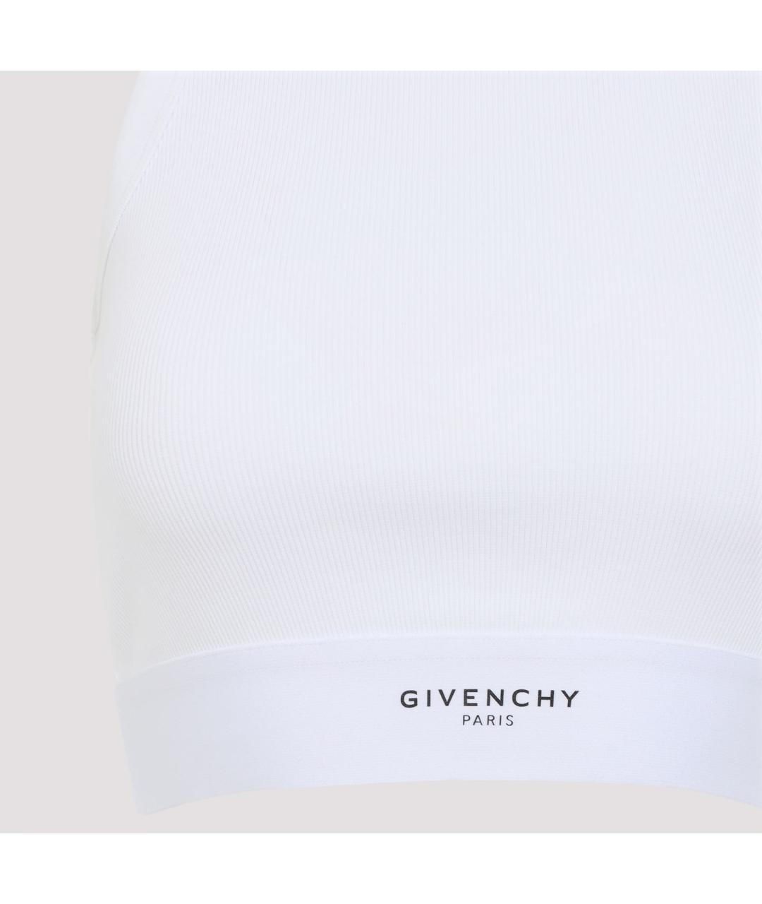 GIVENCHY Белая хлопковая майка, фото 3