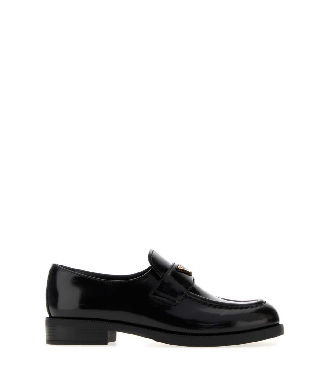 PRADA Черные кожаные лоферы, фото 3